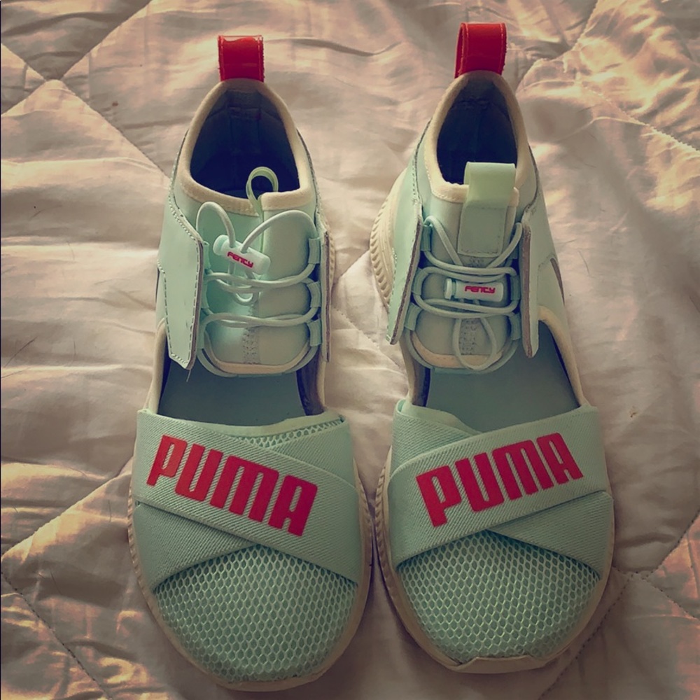 LIMITED EDITION BLUE RIHANNA FENTY PUMAS